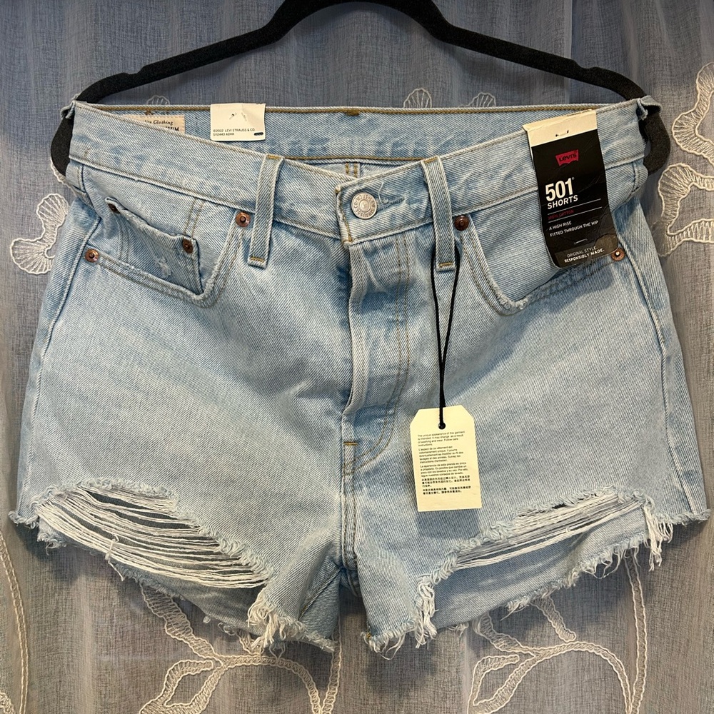 5 for $25 ⭐️ Levi's Women's 501 Denim Shorts NWT
